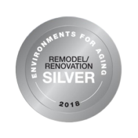 EFA Silver Badge Image of Environments For Aging Silver Award badge