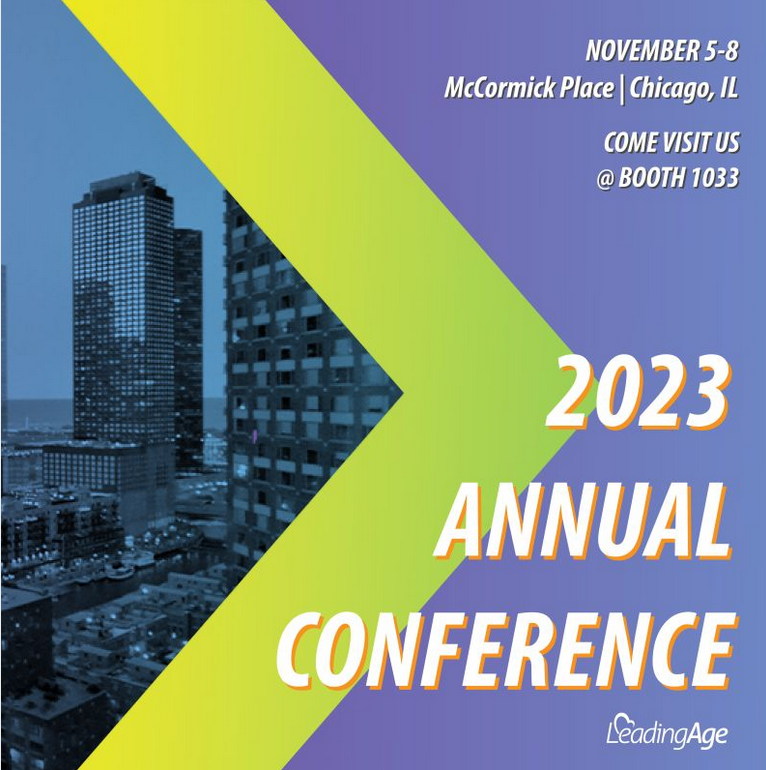 poster image for Leading Age 2023 conference